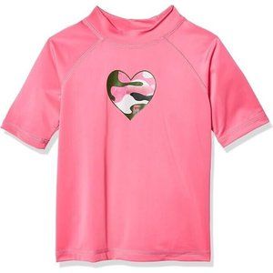 Kanu Surf Girls'  Rashguard Swim Shirt Pink 3T